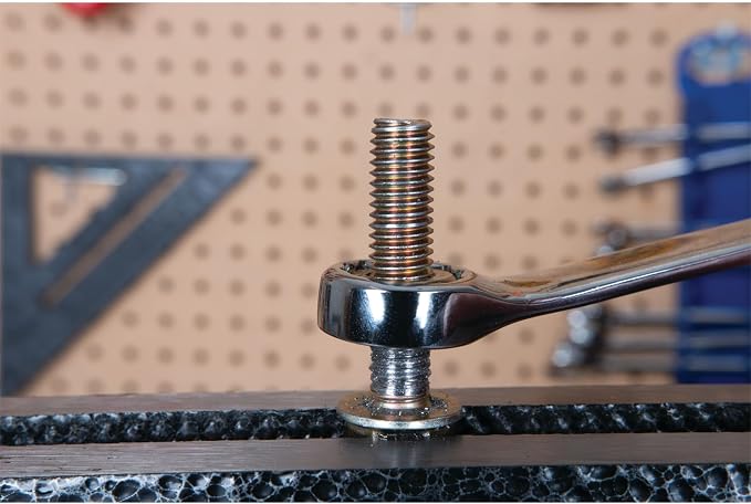 Performance Tool W8660 42 pc. Master Thread Restorer Kit: Includes Metric/SAE UNC/UNF Discs, Tap Dies, and Thread Gauges to Restore Stripped or Damaged Nuts and Bolts