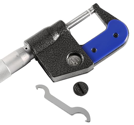 Accusize Industrial Tools 0-1''/0-25 mm by 0.00005''/0.001 mm 7-Key Electronic Digital Micrometer, Water Proof, Ac21-1022