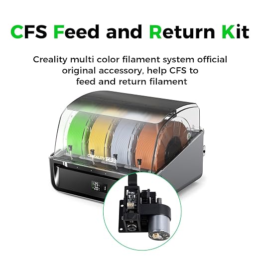 Creality CFS Feed and Return Kit, Original CFS Replacement Accessories, CFS Feed and Withdraw Filament Kit with Teflon Tube 200mm & 230mm, Pneumatic Connector