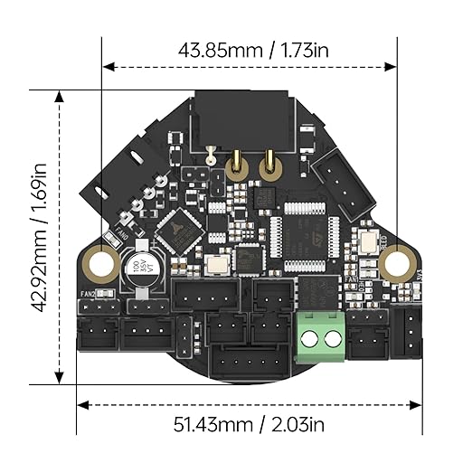BIGTREETECH EBB 36 GEN2 Extruder Breakout Adapter Board Support CAN & USB Communication for Nema14 36mm Stepper Motor