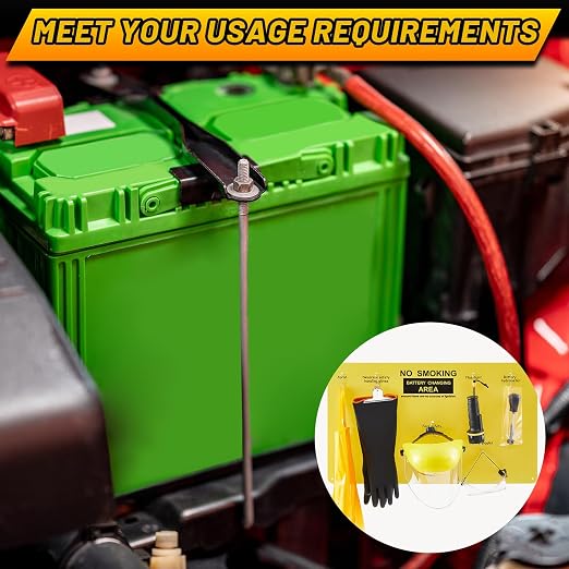 7 Pcs Complete Forklift Battery Protective Handling PPE Kit, PPE Equipment for Lift Battery Water Handling, Propane Tasks, Warehouse Safety Gear Storage