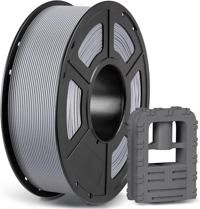 ANYCUBIC ASA Filament 1.75mm, Weather & Heat Resistant, 3D Printer Filament Suitable for Printing Outdoor Functional Parts, Dimensional Accuracy +/- 0.02mm, 1KG Spool, Gray