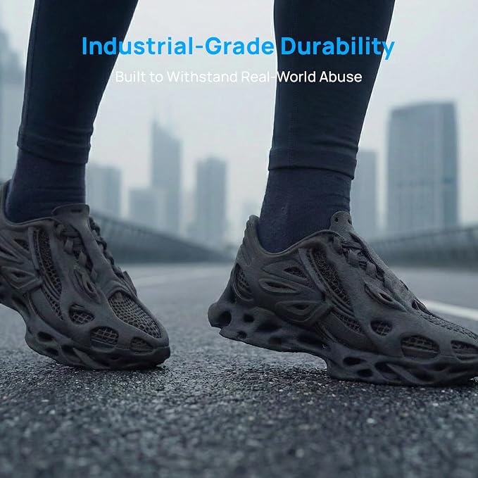 Siraya Tech Roamr TPU Air HR 85A Flexible 3D Filament, High Resilience Foaming, 68A-85A Variable Hardness, Lightweight Matte Structural TPU for Shoe Outsoles & RC Parts (800g, Noir)