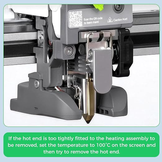 Creality Official SPARKX i7 Hotend,0.6mm Original All Metal Integrated Extruder Hot End, 300℃ High Temperature Resistance, 3D Printer Heating Block Replacement Accessory for i7 Combo