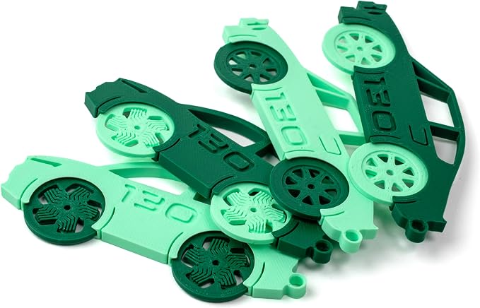 Prusament Premium PLA Emerald Green 1.75mm 1kg 3D Printer Filament | PLA filament with ±0.02 mm precision, low warping, and reliable, tangle-free printing for beginners and professionals.