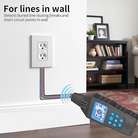 Underground Cable Tester & Circuit Breaker Finder – Professional Anti-Interference Wire Tracer for Buried Cable Locating & Broken Wire Detection