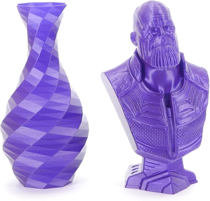 Prusament Premium PLA Galaxy Purple 1.75mm 2kg 3D Printer Filament | PLA filament with ±0.02 mm precision, low warping, and reliable, tangle-free printing for beginners and professionals.