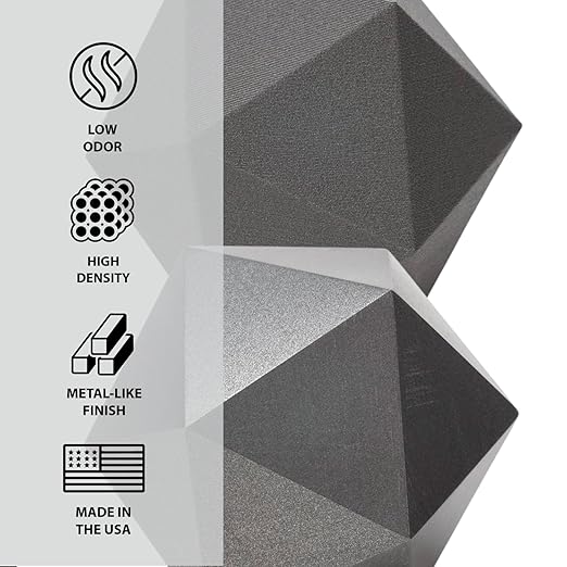 Protopasta Stainless Steel Filled PLA 3D Printer Filament | ProtoPlant Metal-Filled PLA Plastic Printer Filament with 60% Steel | Polish and Patina Friendly Metal Composite Filament | 500g Spool