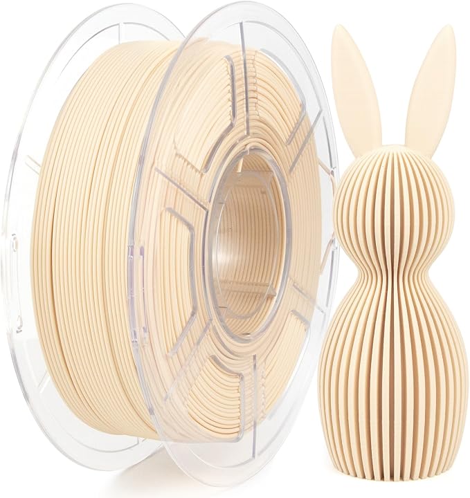 iSANMATE High Speed PLA 3D Printer Filament, Matte Light Brown Beige PLA Filament 1.75mm Designed for High Speed 30-600mm/s, Fast Printing Speed PLA, Dimensional Accuracy ±0.02mm, 1kg Spool (2.2lbs)