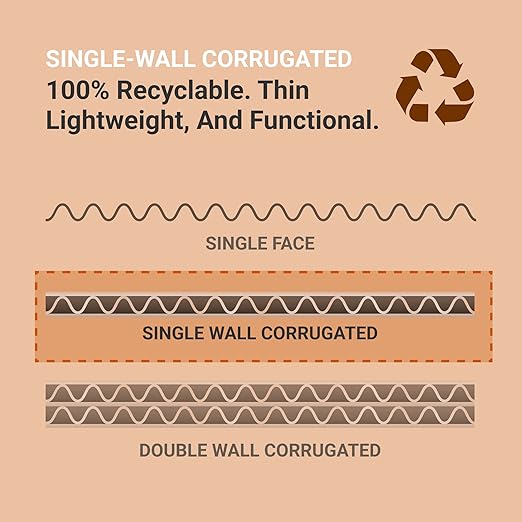 AVIDITI Shipping Boxes Medium 8"L x 18"W x 4.5"H, 50-Pack, Corrugated Cardboard Box for Packing, Shipping and Storage