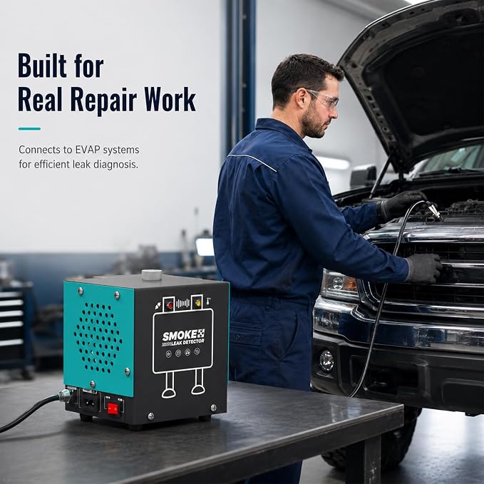 Smoke Machine Automotive EVAP-Leak - SD202E Sky Blue 12V DC Vacuum/Evap Diagnostic Tool for Repair Workshop