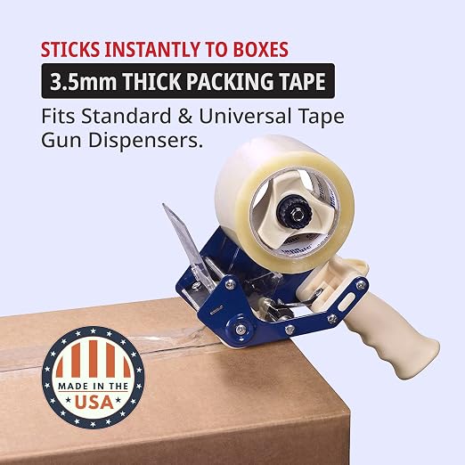 Tape Logic Packing Tape (24-Rolls), 3" x 55 yd - Industrial Strength Packaging Tape Refill for Shipping, Moving, Order Fulfillment, Acrylic 3.5 Mil