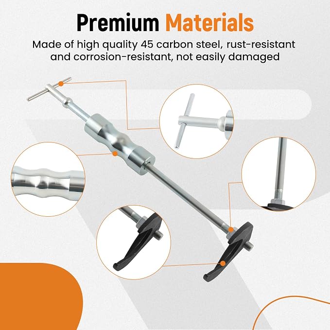 maXpeedingrods Inner CV Axle Puller Removal Tool, CV Axle Puller Tool with 4lbs Slide Hammer and Adapter Front Wheel Axle Half Drive Shaft Removal Tool Kit