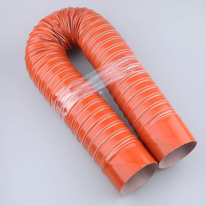 AC PERFORMANCE 3.5" ID Silicone Flexible Brake Cooling Air Ducting Induction Intake Pipe Hose with Cuff, Length 1 Meter (3.3 Feet)