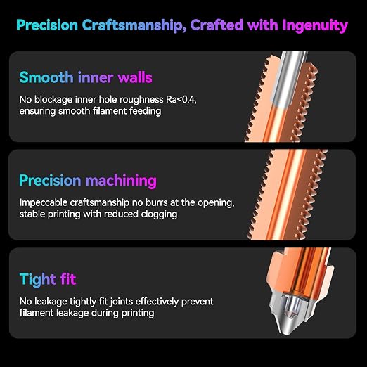Creality Official K1/K1 MAX/K1C/K1 SE Upgrade Hotend New Version, K1C Ceramic Heating Block Kit, Support 300°C High Temperature and 600mm/s Fast Speed Printing, for Creality K1 Series 3D Printer