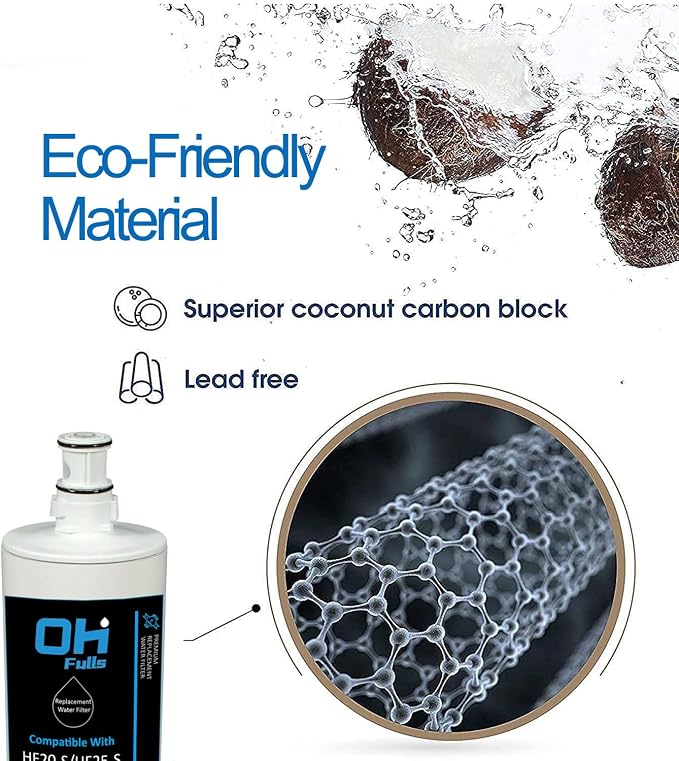 HF20-S HF20-MS HF25-S Water Filter Replacement, Compatible with 3M High Flow Series Cartridge Model HF20-S, 5615103/HF20-MS, 5615109/HF25-S, Water Filtration System, 3 Filters