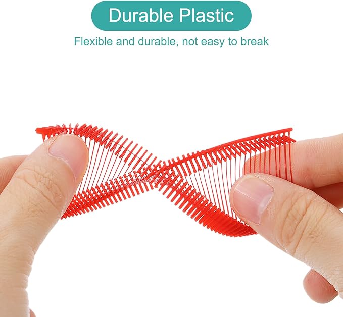 uxcell 5000pcs Standard Tagging Gun Fasteners 75mm Tagging Barbs Pins PP Plastic Tag for Price Tagging Gun, Clothing Tags Gun Attachments for Clothes Bag Fabric, Red