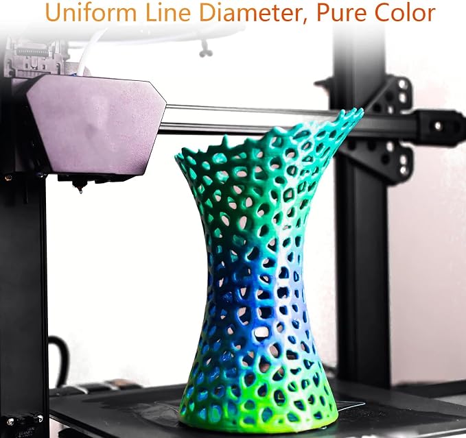 Pangda 3D Printer Filament Bundle 1.75mm Multicolor Matte or Silk PLA Filament 3D Printing Material for Halloween Thanksgiving Day Christmas Easter Holiday Crafting Decorations(Metallic Color)