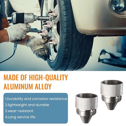 1.375''X24 Cone Shaped Parts Stainless Steel Aluminium Replacemet Sealed End (Silvery, 1.375''X24)