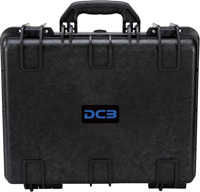 DCB Cases - Element 4795F Waterproof Hard Case with Foam Insert - IP67 Dustproof | Impact-Resistant | 19 x 16 x 9 Ext Dim | Pressure Valve | Lockable Protective Equipment Case with Pick & Pluck Foam