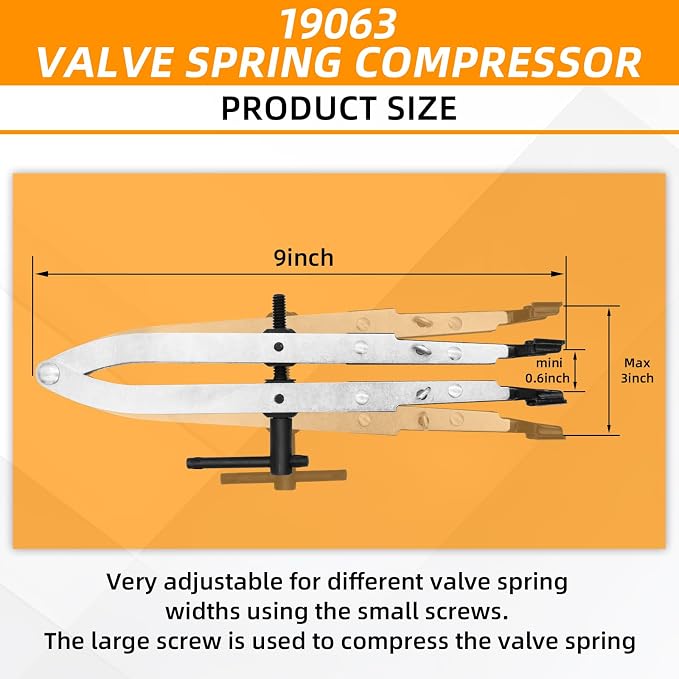 19603 Valve Spring Compressor Compatible with Briggs & Stratton750-174 19063-A and More Small Engine Models