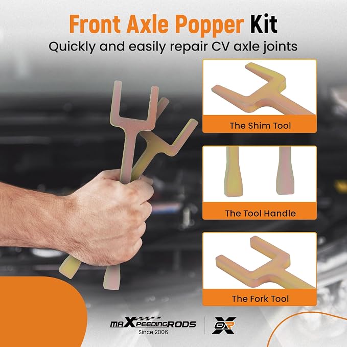 maXpeedingrods Inner CV Axle Removal Tool Set & Front Wheel Drive Axle Puller for Use on Front Wheel Drive Vehicles-Remove Most Vehicles Half-Shaft Drive Axles, CV Joint Fork Removing Adapter