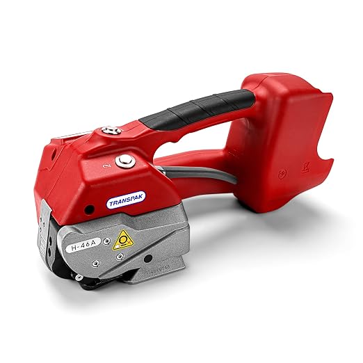 IDL Packaging Transpak H-46A Battery-Powered Premium Industrial Strapping Tool for 1/2" Polyester (PET) and Polypropylene (PP) Strapping - High-Speed Packaging Strapping Machine