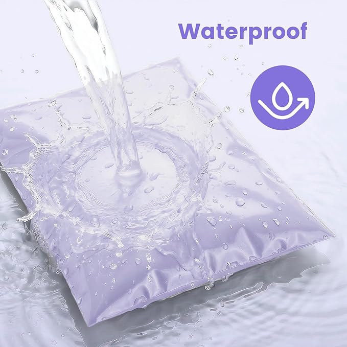 Metronic Poly Mailers 12x15.5 50PC Shipping Bags for Clothing, Self-Seal Waterproof Poly Bags Shipping Envelopes, Durable Plastic Package Mailing Bags for Small Business, Lilac Purple