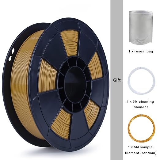 ZIRO PLA Filament 1.75mm, Pure Color 3D Printer Filament, PLA PRO Basic Color Series 1.75MM 2.2lbs Spool, Fit for Most FDM Printers, Brown