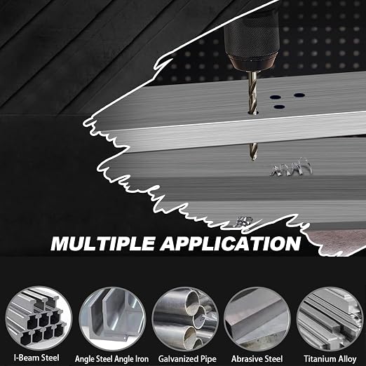 5/16 Cobalt Drill Bit for Metal and Hard Steel(5Pcs),M35 High Speed Steel Twist Jobber Metal Drill Bits,with Index Storage Case