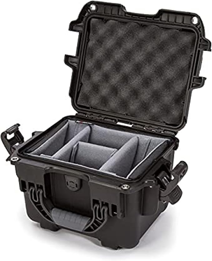 NANUK 908 Waterproof Hard Case with Padded Dividers - Black