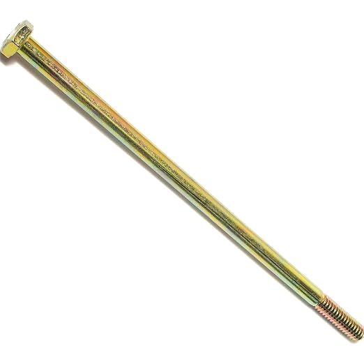 Hard-to-Find Fastener Grade 8 Hex Cap Coarse Large Bolts, Bulk Pack, Steel Hex Bolts for Construction, Home Improvement, 1/4-20 x 6, Pack of 50