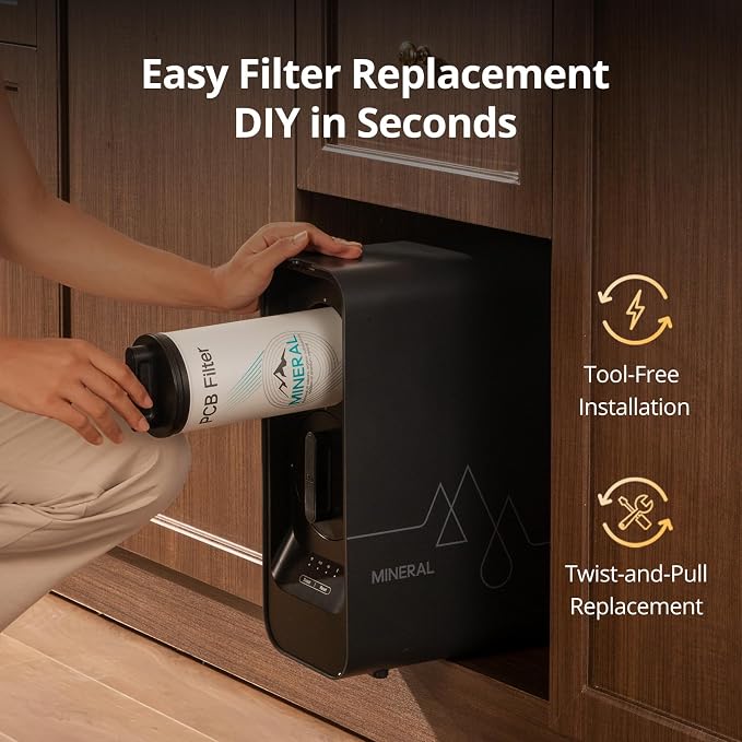 VIOMI M1-PCB Filter, Replacement for Viomi Reverse Osmosis Water Filter, 24-Month Lifespan, Compatible with M1 Mineral Reverse Osmosis System