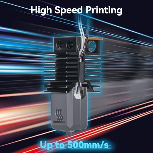 for Snapmaker U1 Hardened Steel Hotend 0.4mm,High Temp&Fast Heating Ceramic Hot End with Silicone Sock and Nozzle Wiper,Leak-Proof Integrated Hotend Compatible with Snapmaker U1 3D Printer-2PCS