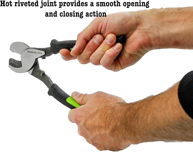 Greenlee 727M Cable Cutter With Cushion Grip Handles, 9-1/4"