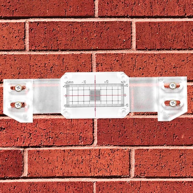 Crack Monitoring Record, Plus Tell Tale Corner Crack Monitor for The Standard Crack and Corner Tell Tale Record (5PCS)