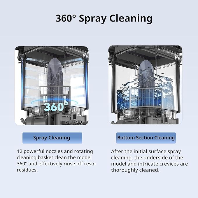 ANYCUBIC Wash & Cure Max 3.0, 15.1L Ultra-Large Washing Volume, Detergent Saving 50%, Customizable Wash & Cure Process, Compatible with Photon Mono Saturn Halot Resin 3d Printer