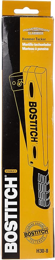 BOSTITCH Hammer Stapler/Tacker, Manual, 1/4-Inch to 3/8-Inch (H30-8) (Pack of 6)