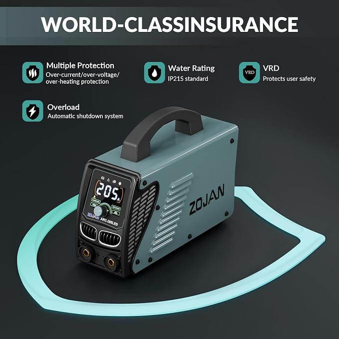Arc Stick Welder 205A,Portable Welding Machine 110V/220V,IGBT Inverter Welder Machine With Hot Start,Arc Force,Anti-Stick,Hobby DIY Projects Home Use