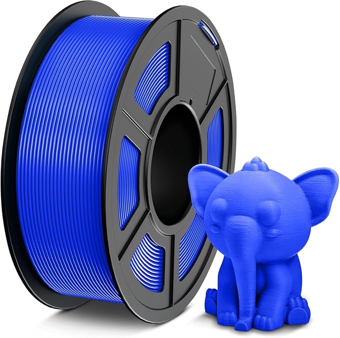 TECBEARS PETG Filament 1.75mm 1KG, 3D Printer Filament PETG, Strong Toughness, 1KG(330M) Filament High Precision, Dimensional Accuracy ±0.02mm,Blue