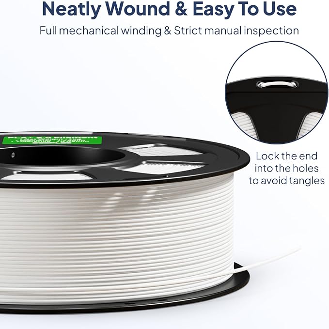 PLA+ 2.0 Filament 1.75mm, Stronger Toughness 3D Printer Filament, Translucent 1KG, Upgrade PLA Plus 3D Printer Filament, High Speed PLA+ Filament for Most FDM 3D Drucker