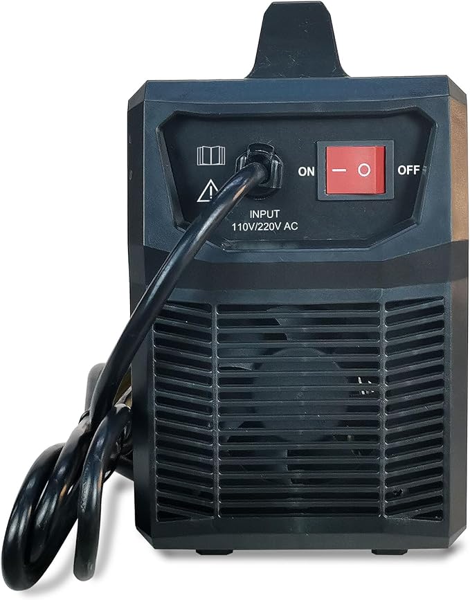 110V/220V arc welding machine,digital display,165A max rod 5/32" heavy duty stick welder,easy welding,design for beginners with Electrode Holder,Work Clamp, Power Adapter and Brush