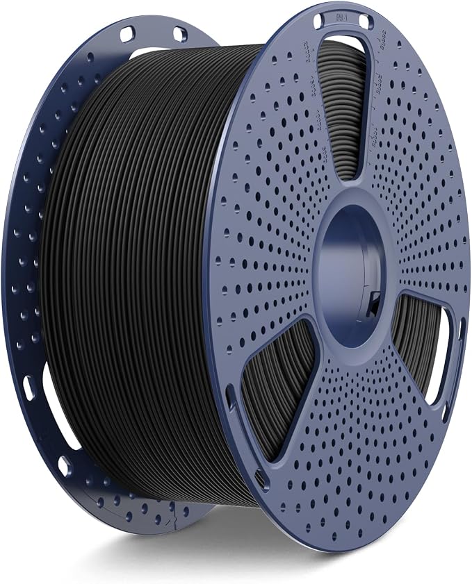 SUNLU Large Spool 3KG High Speed PETG 1.75mm, 3D Printer Filament PETG, Suitable for Printing Large 3D Models, Fit Most FDM Printers, Dimensional Accuracy +/- 0.02mm, 3kg Spool, (Black)
