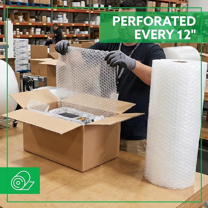 UPSable Bubble Cushion Roll 3/16" Small Bubble – 24" x 300 Ft Protective Packaging for Ecommerce, Commercial Shipping & Small Business Use – 1 Roll