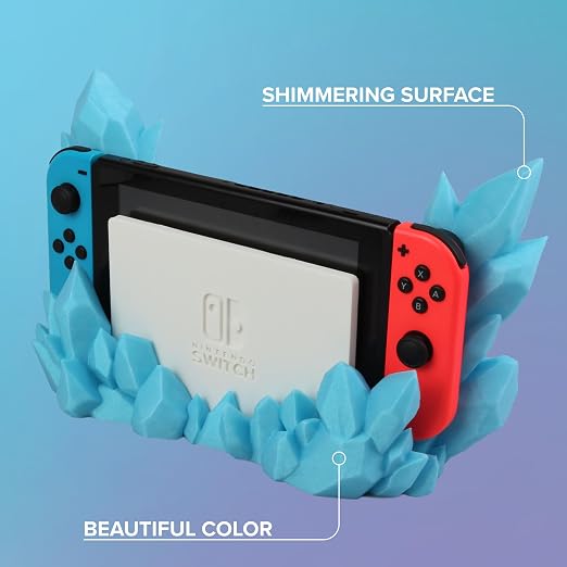 Polymaker Panchroma Celestial PLA Filament 1.75mm for 3D Printer, Blue | Neatly Wound Glitter PLA for Easy Print & Smooth Feeding, Compatible with Bambu Lab & Most 3D Printers