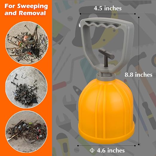 MUTUACTOR Strong Magnetic Bulk Parts Lifter,Quick Release Magnetic Pick-up Tool,Powerful Material Handling Magnet for Transferring and Picking Up Nails Screws Nuts and Small Metal Objects