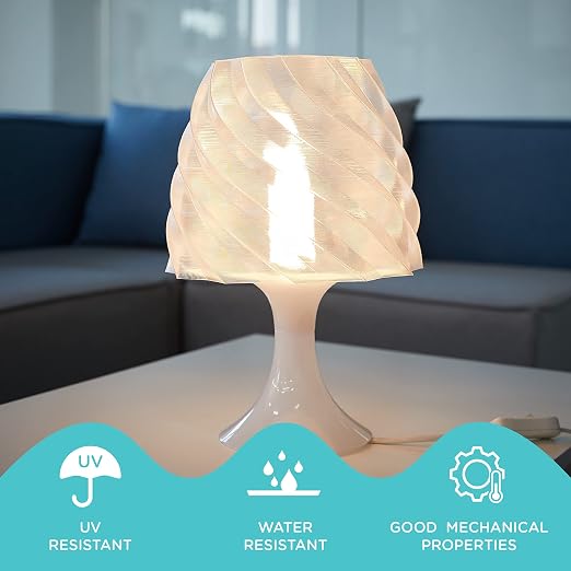 Polymaker PC Filament 1.75mm, Clear Polycarbonate Filament 1.75mm 1kg Cardboard Spool - PolyLite Transparent PC Filament, Strong & Tough & Heat Resistant 1.75mm 3D Printer Polycarbonate Filament