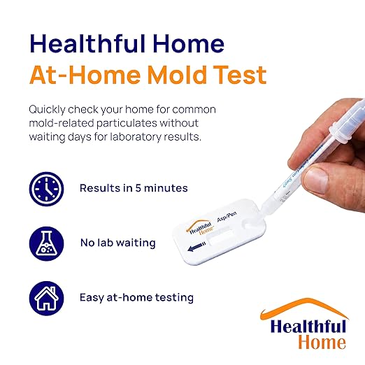 Healthful Home 5-Minute Mold Test. Aspergillus/Penicillium and Stachybotrys. Works Even If You Can't See The Mold. No More Waiting for Labs. Includes Expert Consultation (12-Pack)