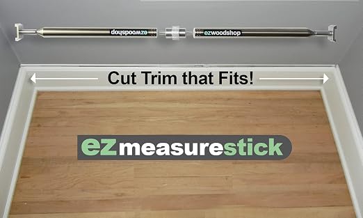 Extendable Measuring Stick Tool | Pinch Stick for Woodworking | No Numbers, No Mistakes | Carpentry, Woodworking, Hobbies, and Remodeling Projects.