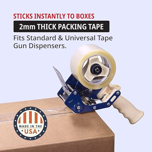 Tape Logic Packing Tape (18-Rolls), 4" x 72 yd 2.0 Mil - Acrylic Strong Everyday Use Packaging Tape Refill for Shipping, Moving, Order Fulfillment